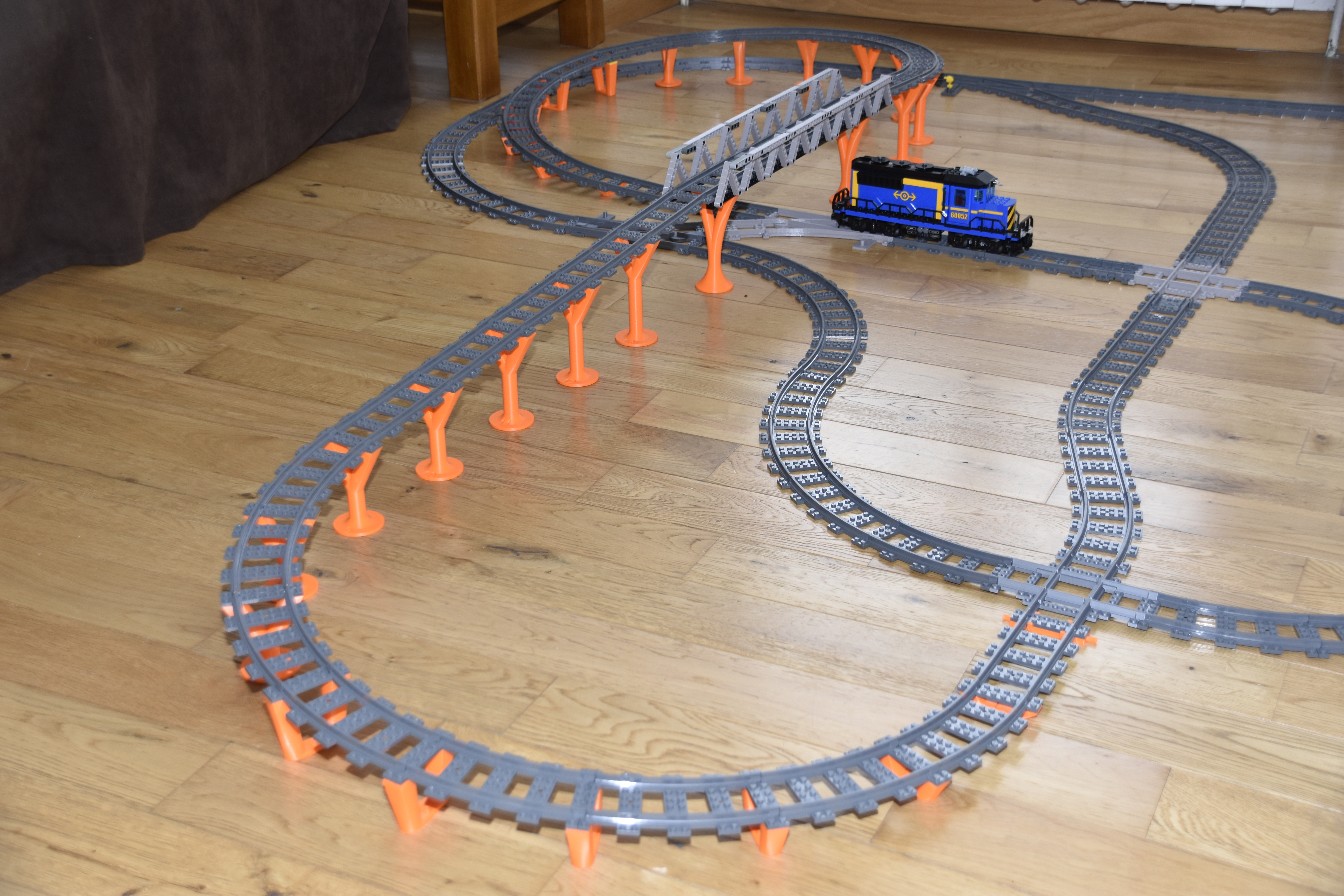 Rampe pour rail Lego surélevé
