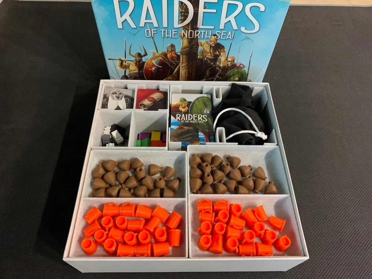 Raiders of the North Sea with all expansions 3D Printed Insert Trays