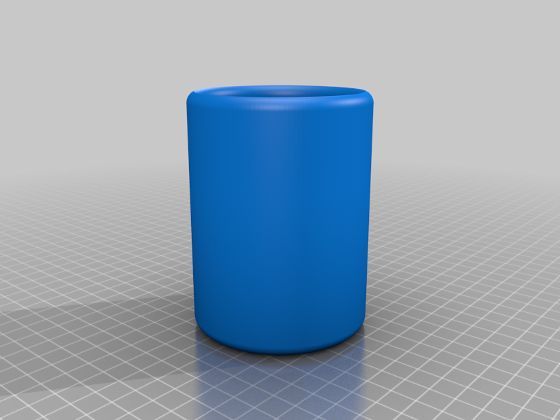 Miniatura 2 do modelo 3D Basic Pencil Cup (Customizable)