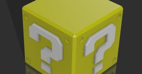 Super Mario Question Box By Fheder Download Free STL Model 