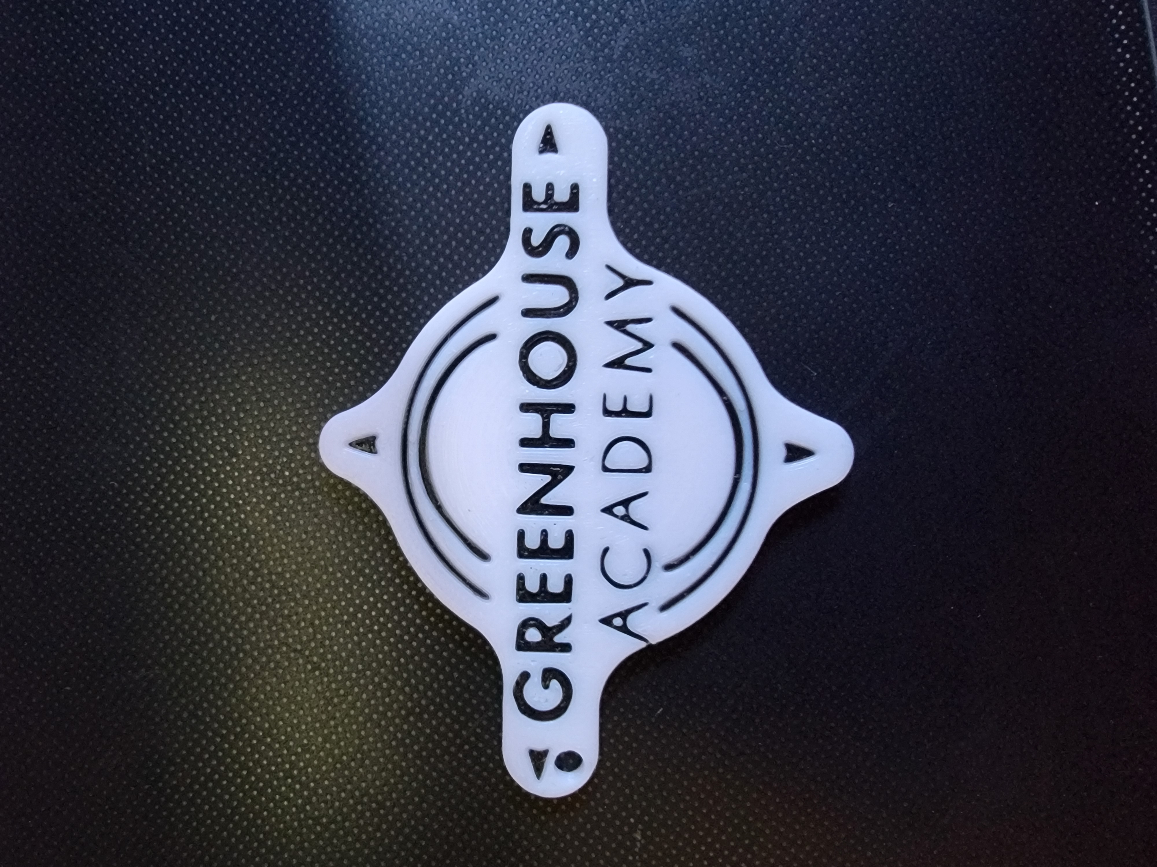 Greenhouse Academy Backpack Tag