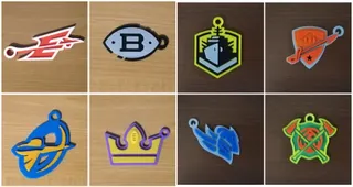 AAF Team Logo Keychains