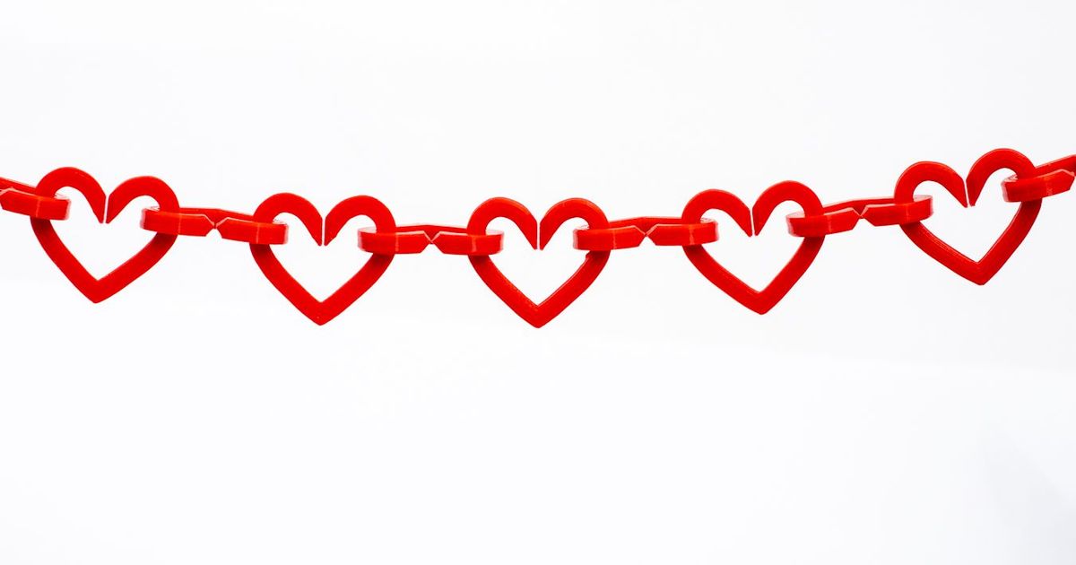 CHAIN OF HEARTS by Peter H Download free STL model