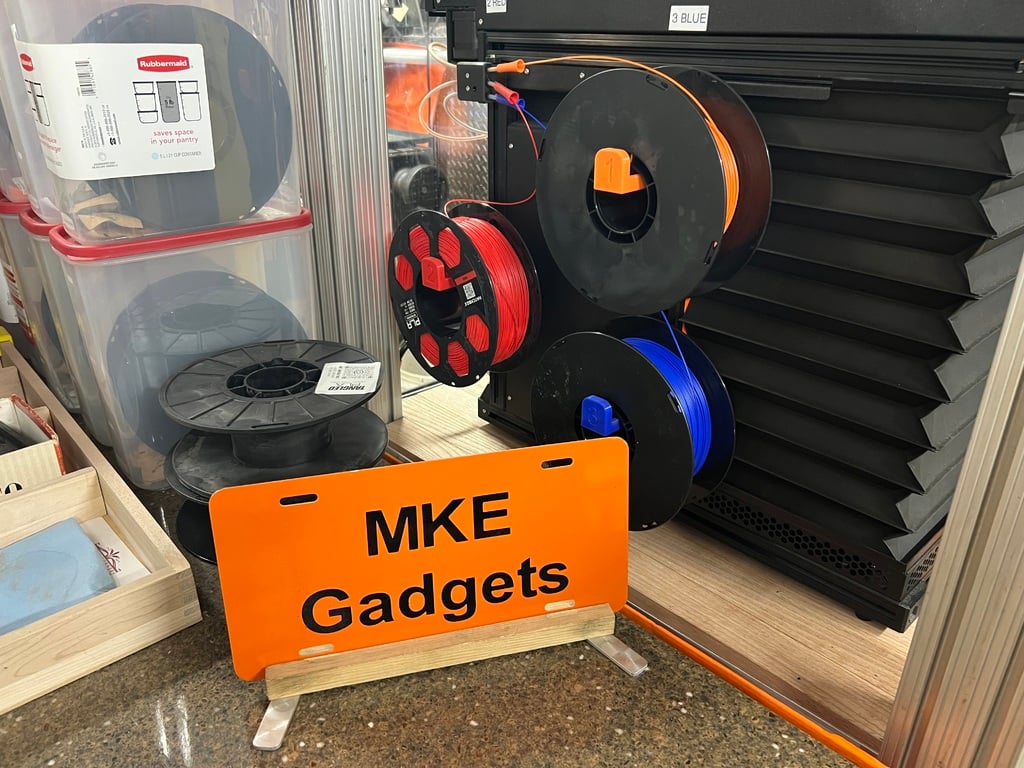 3D Printing Filament Spool Hack @ MKE Gadgets #241