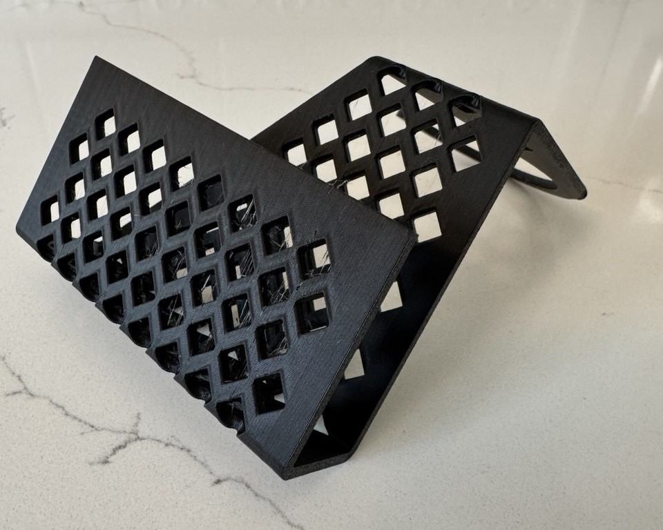 Miniatura 2 do modelo 3D Sponge Holder (Square Hex Pattern)