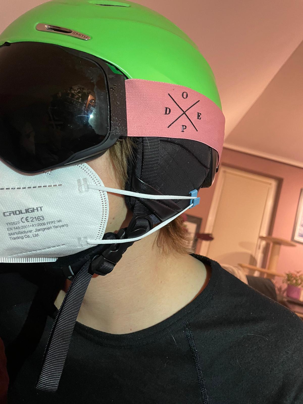 FFP2 Mask Clip for Ski Helmet