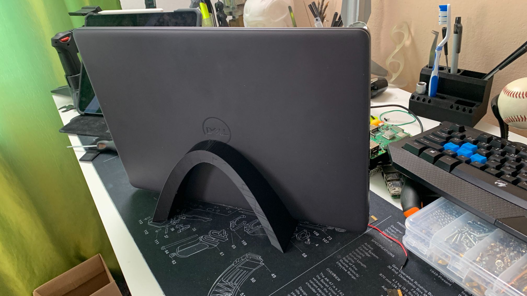 Notebook table stand - Notebook vertical holder