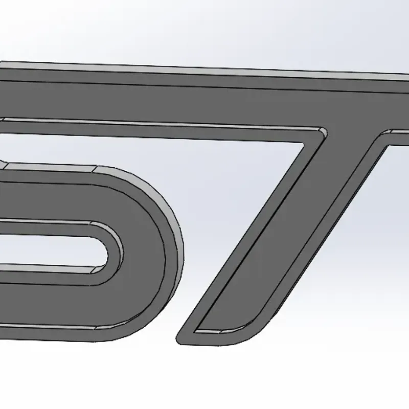 Ford ST Line Keychain by Cristian, Download free STL model
