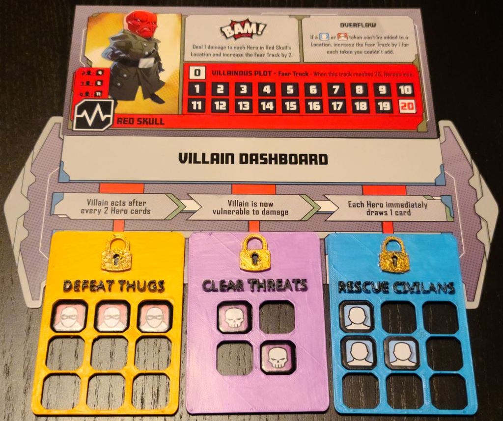Marvel United - Mission Cards (Including X-Men Cerebro)