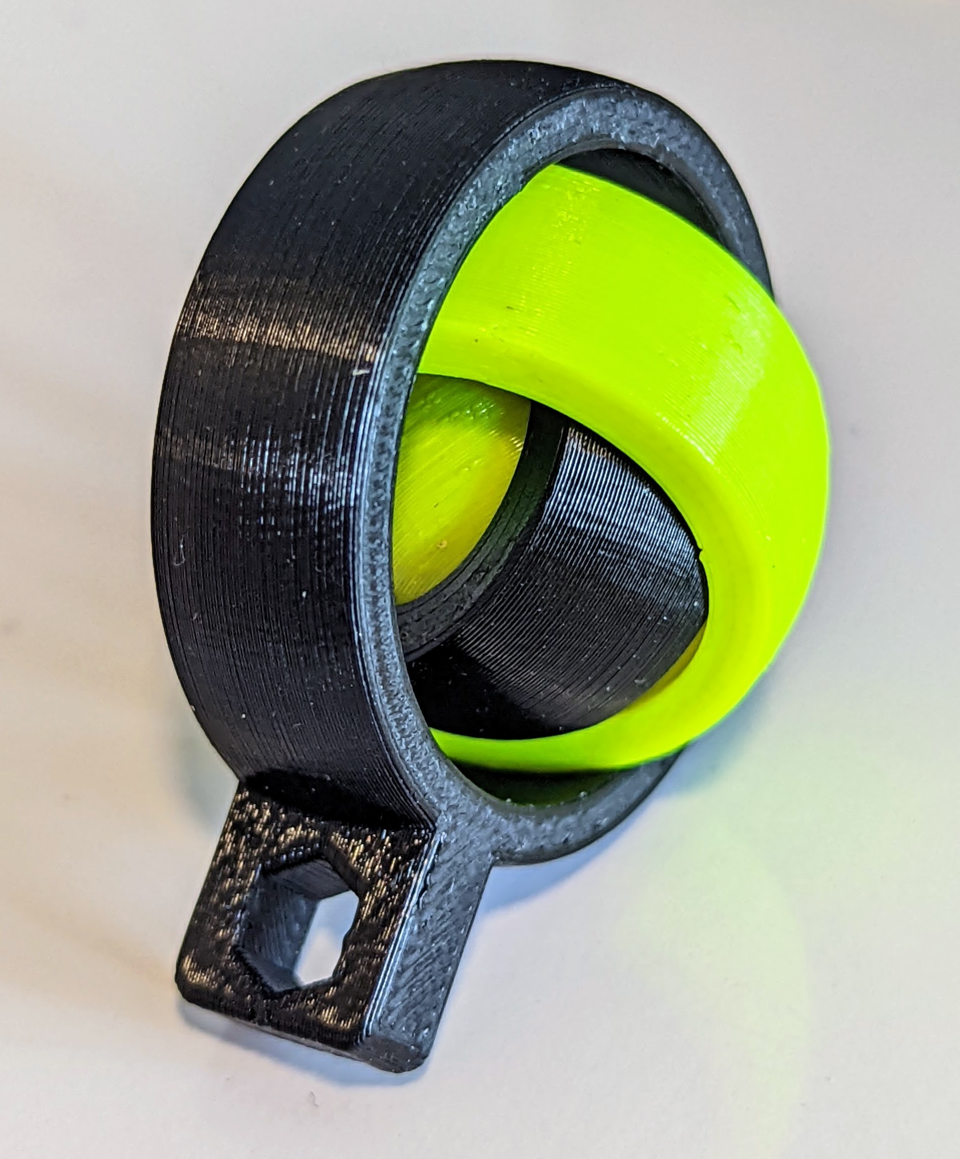 3D Gyroscope Keychain by IvanGirderboot Download free STL model