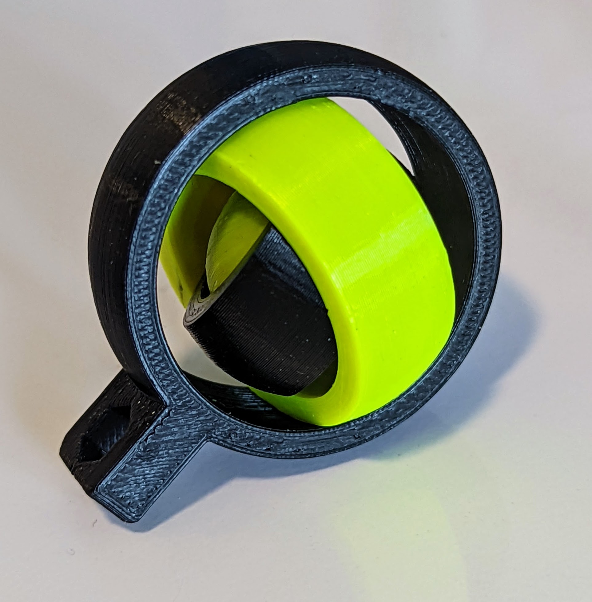 3D Gyroscope Keychain