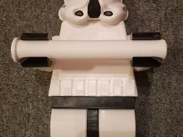 Stormtrooper Lego Toilet Paper Holder - full and reworked