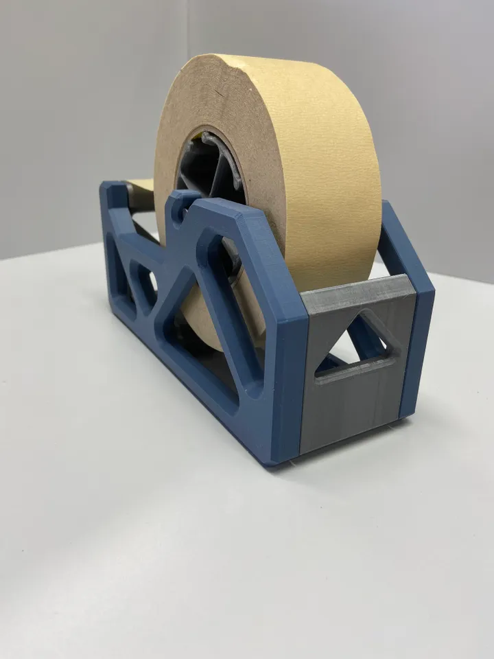 STL file masking tape dispenser (100mm) 🔧・3D printable model to