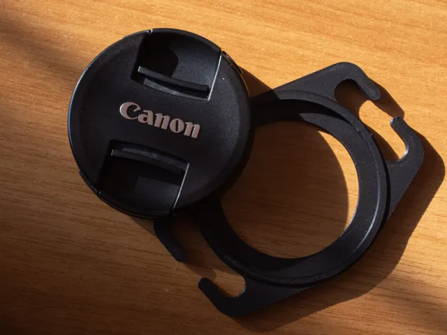 Lens Cap Holder for Camera Strap