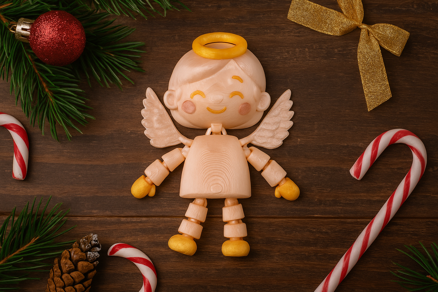 Articulated Angel Flexi Toy
