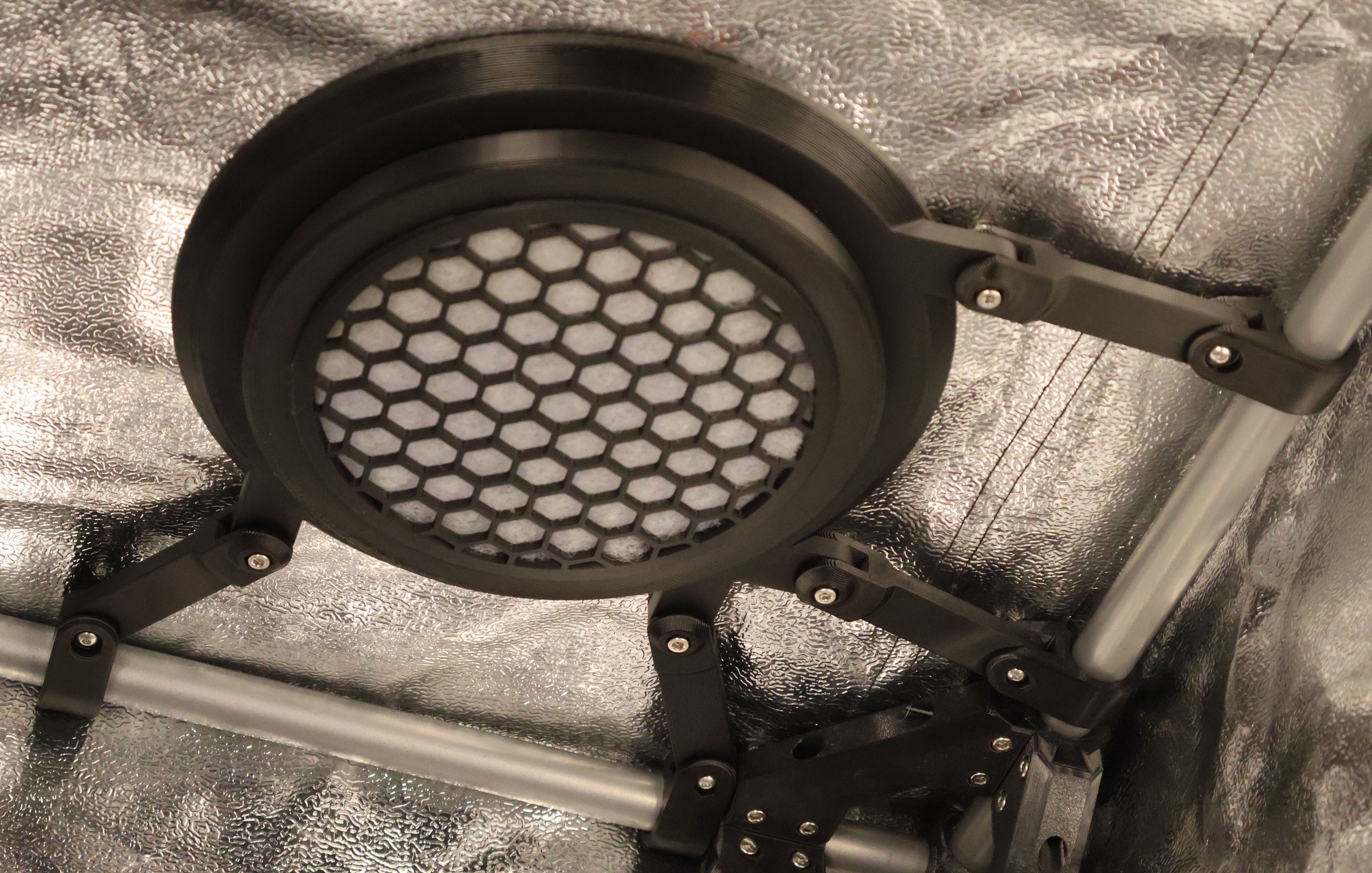 v1.0 & 1.3 "THE FLANGE" ventilation system - MXG_3  air hose duct coupling - luftschlauch kupplung durchführung enclosure — thumbnail 6