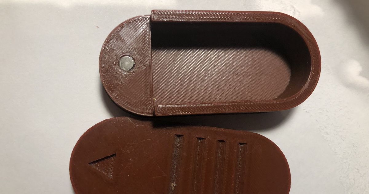 Large & Secure Pill Case by Ray Fox Download free STL model