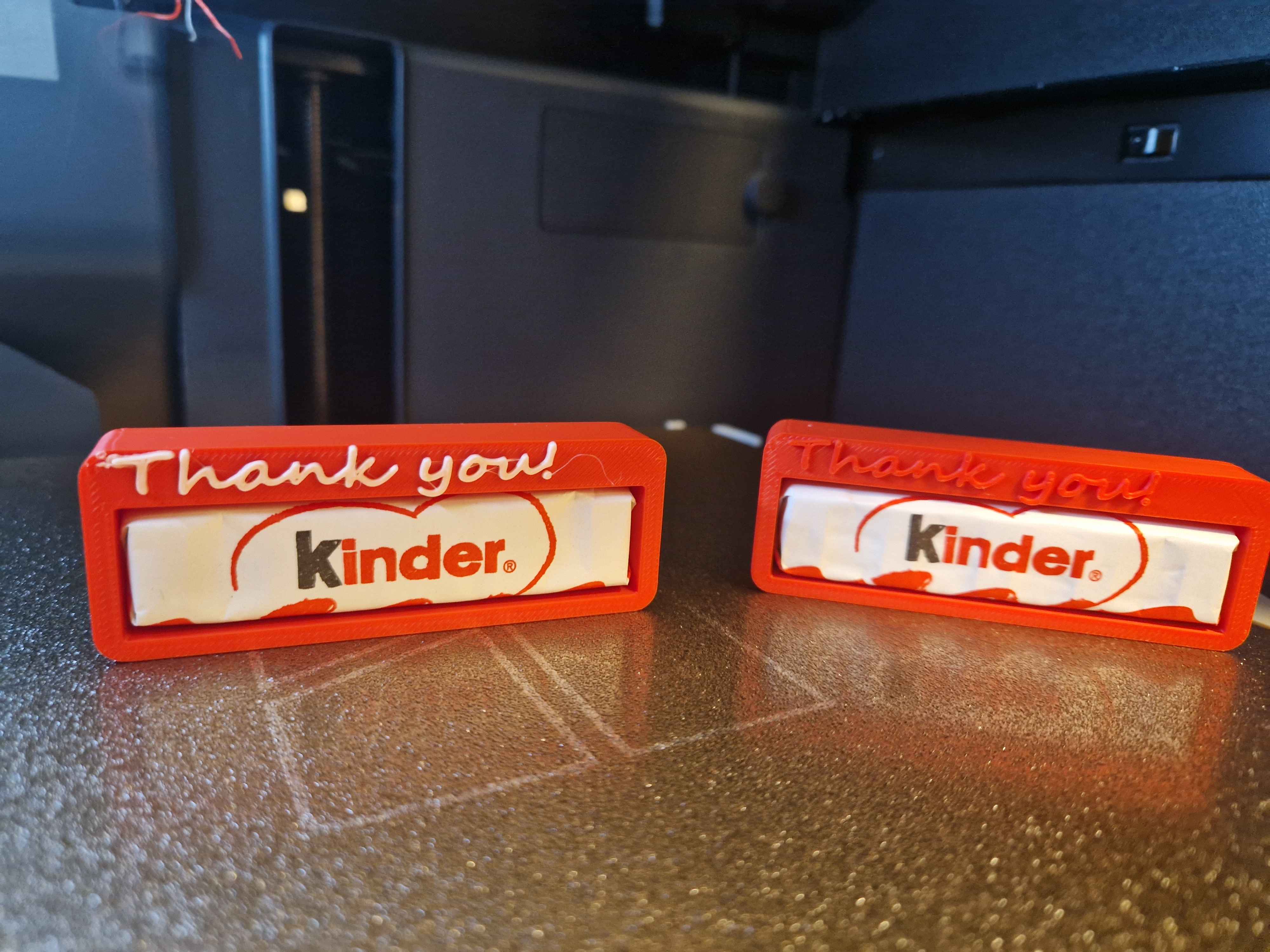 Kinder Chocolate Thank you