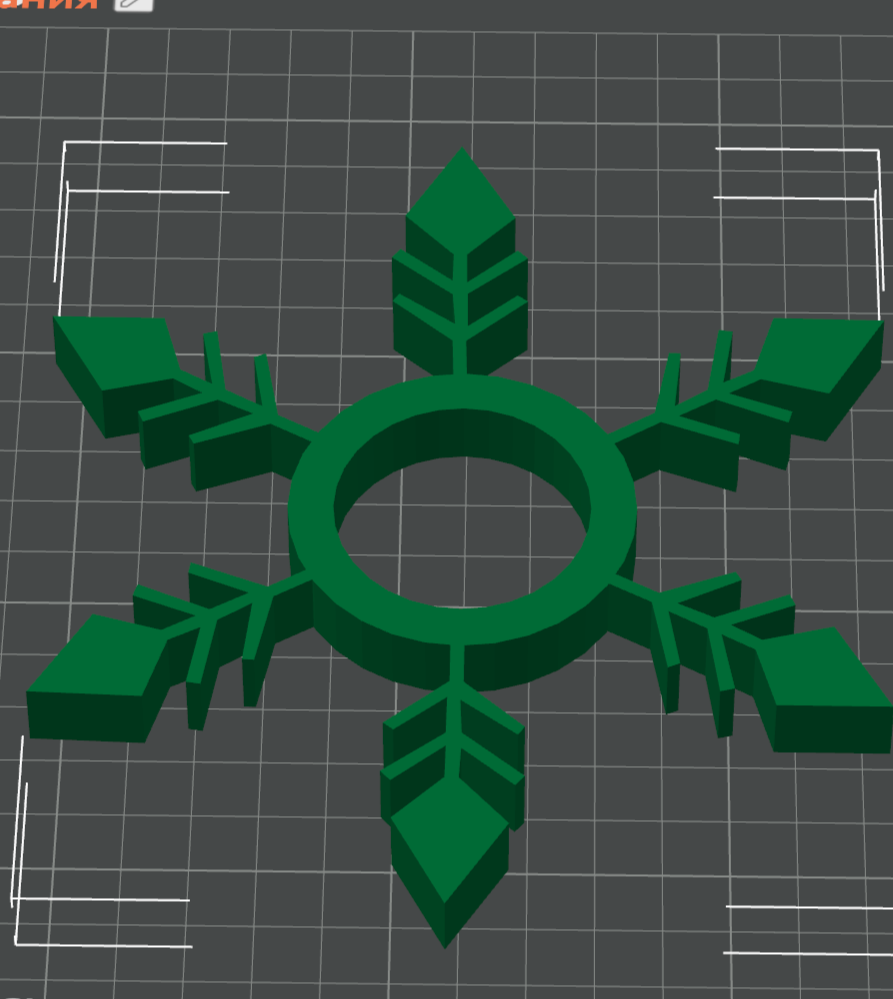 snowflake candle holder