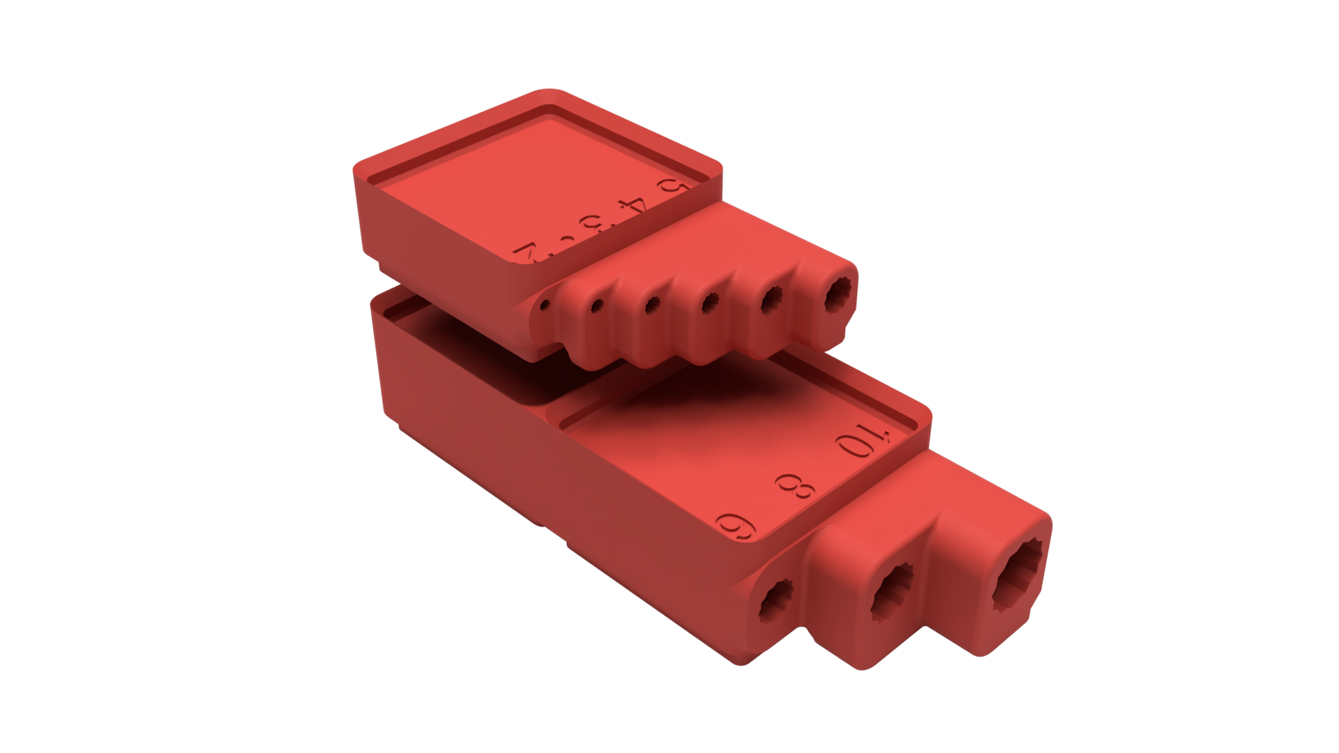 Miniatura 2 do modelo 3D Gridfinity Allen Key Holder