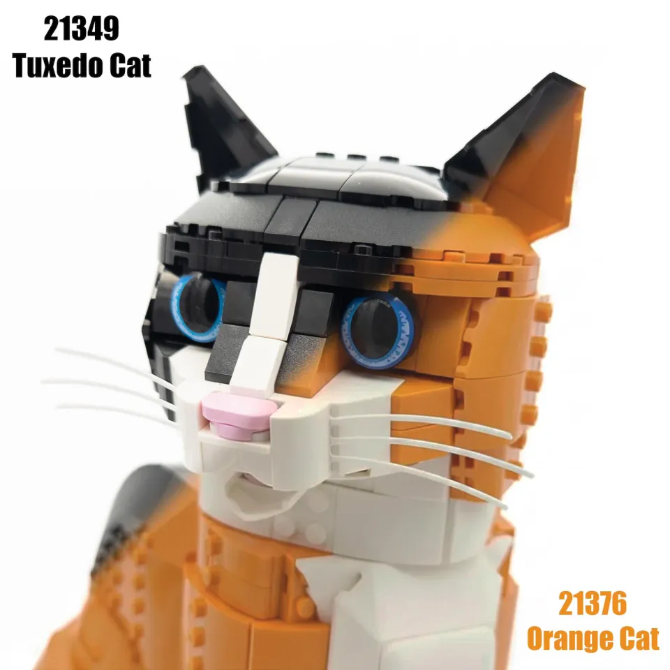 Whiskers for LEGO 21349 Tuxedo Cat / 21376 Orange Cat | The Purr