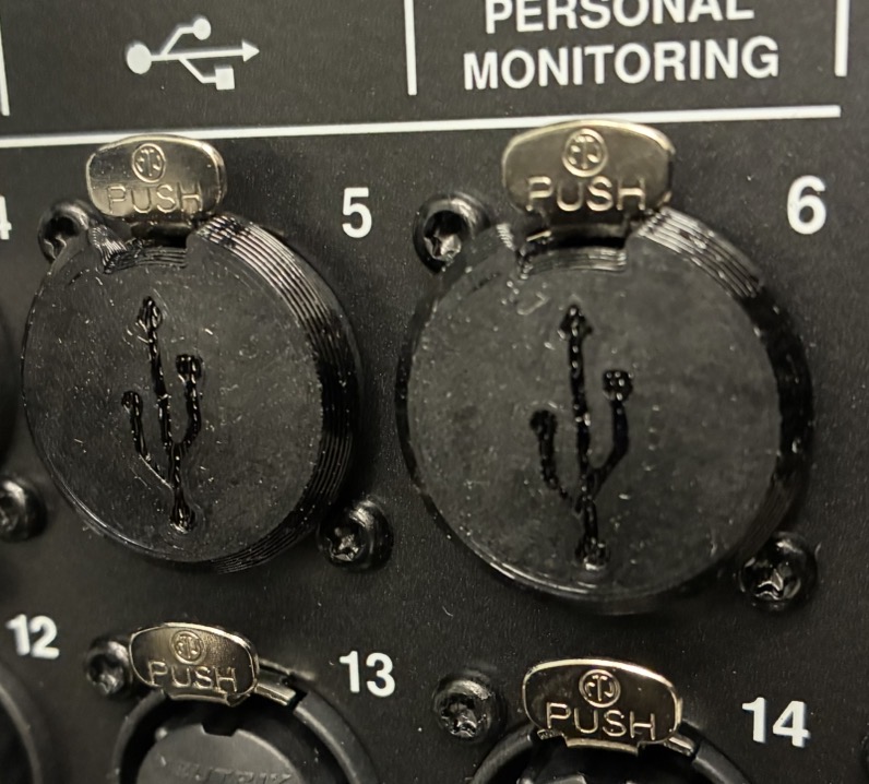 Frenetic Fox XLR Locking Cap w/ USB symbol — thumbnail 2