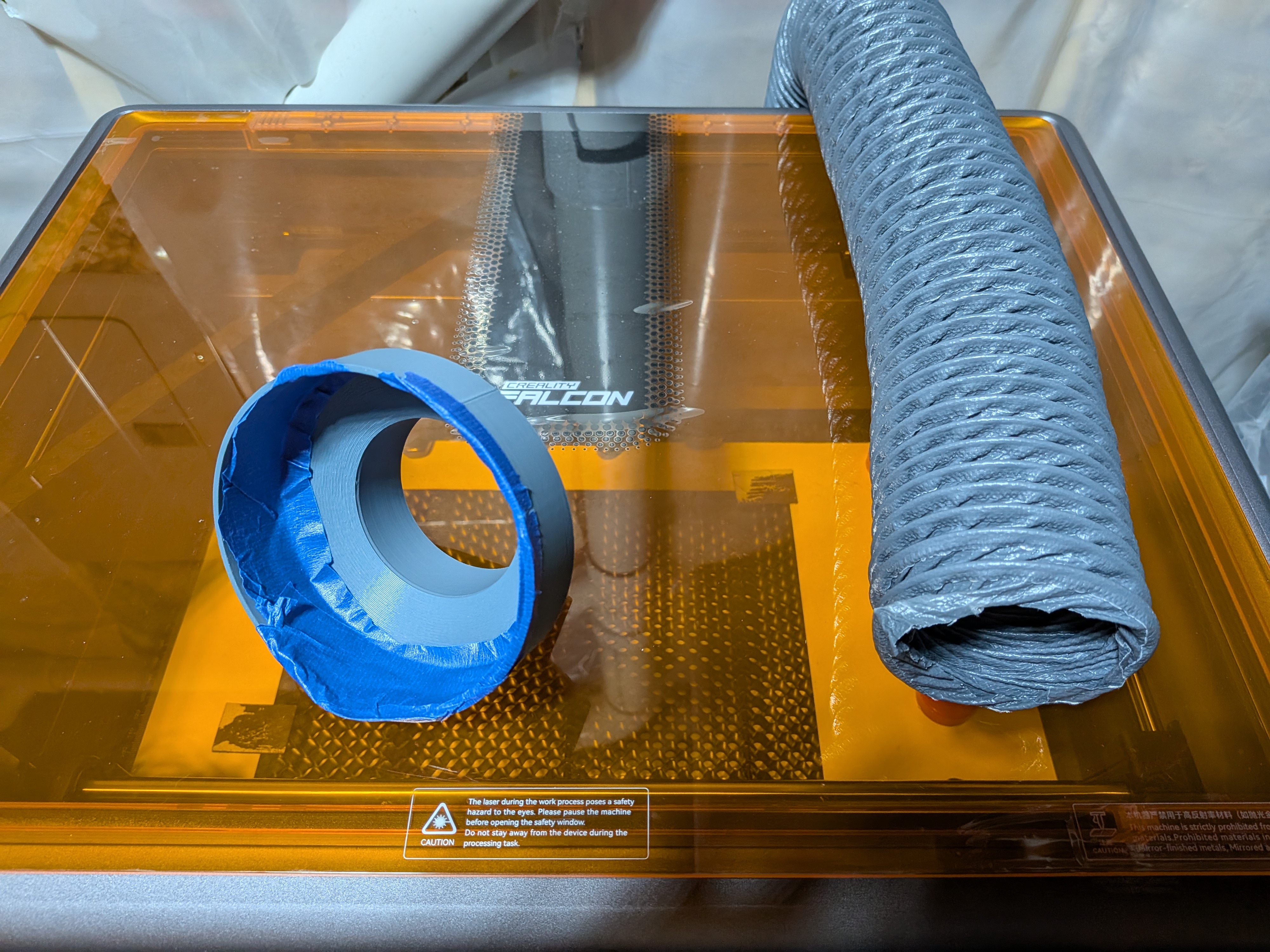 4in to 2.5in Flexible Duct Reducer (100mm to 60mm)