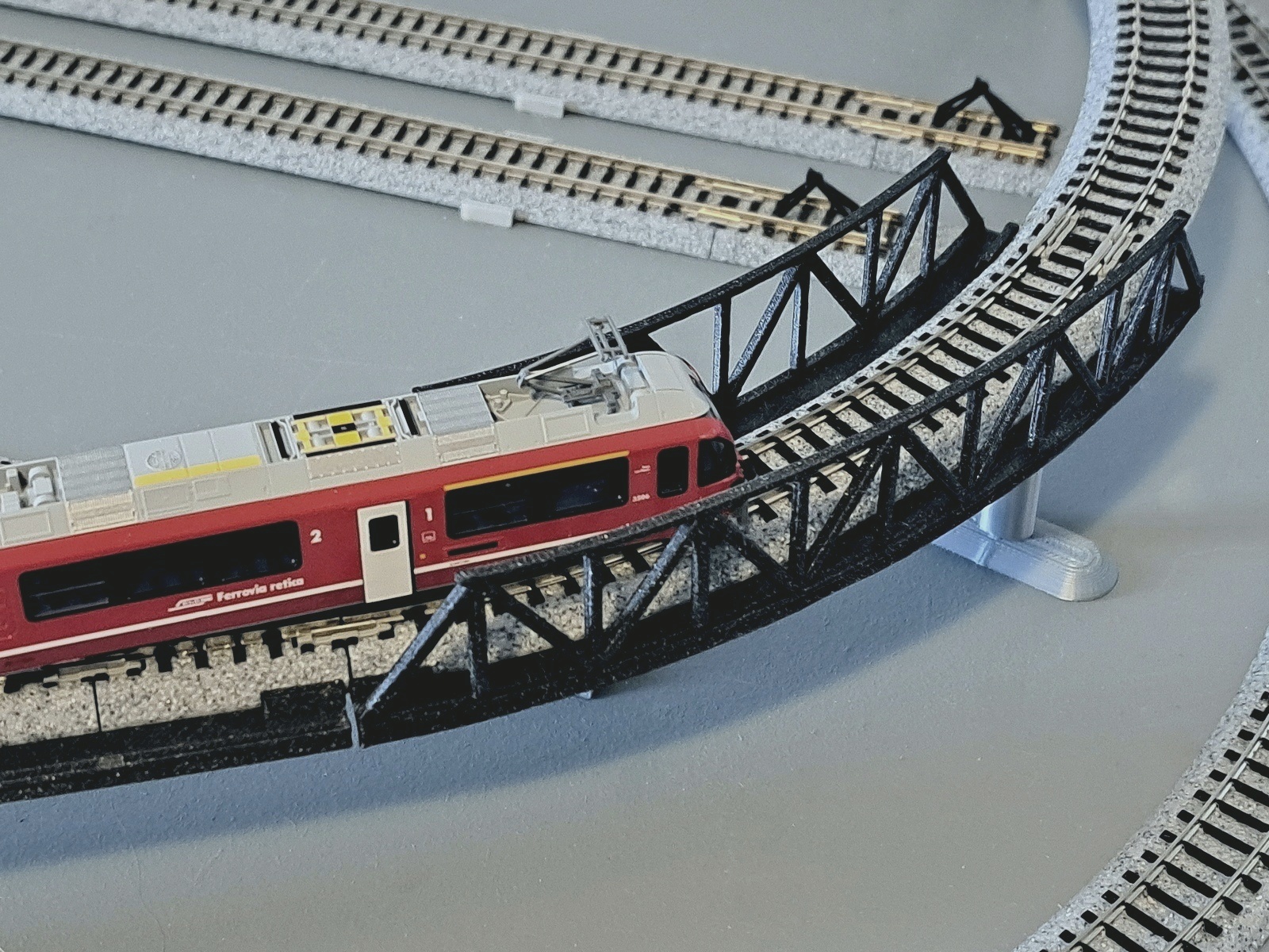 Curved Bridge N Scale