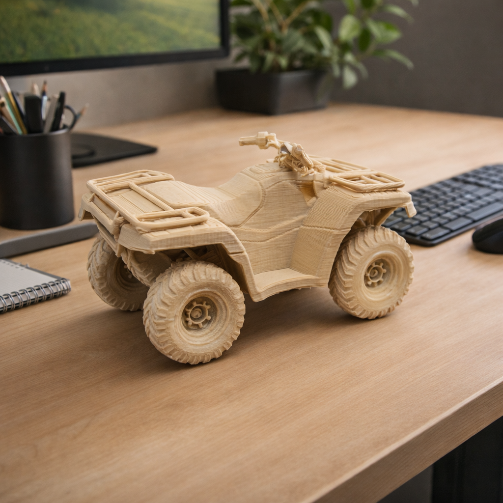 Rancher ATV – 3D Reference Model (High-Detail)