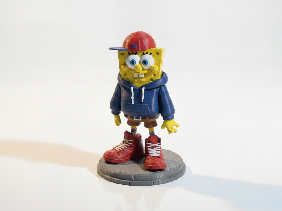 Cool SpongeBob Figurine Cartoon Character 3D Printable