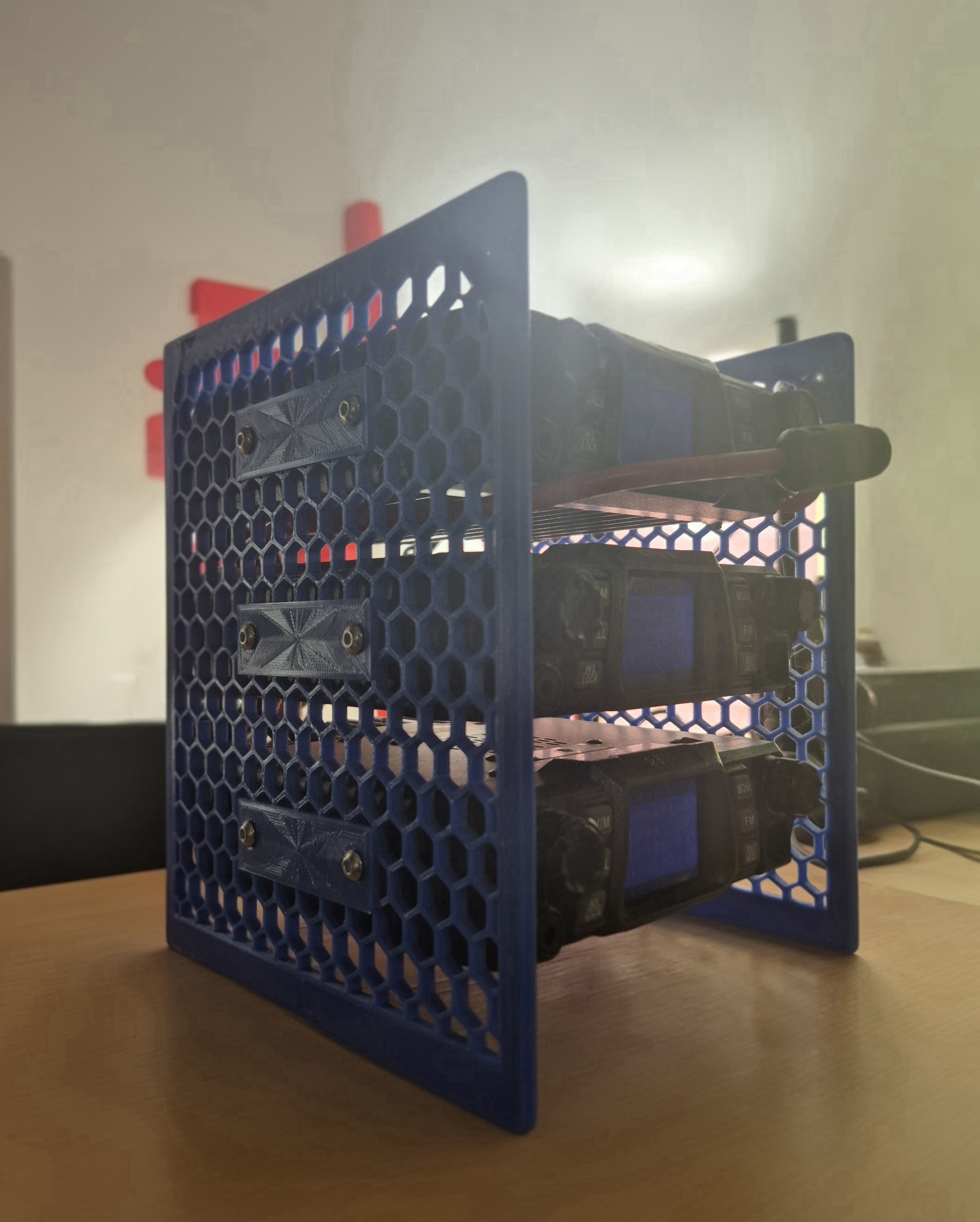 Stacked Mobile Ham Radio Mount