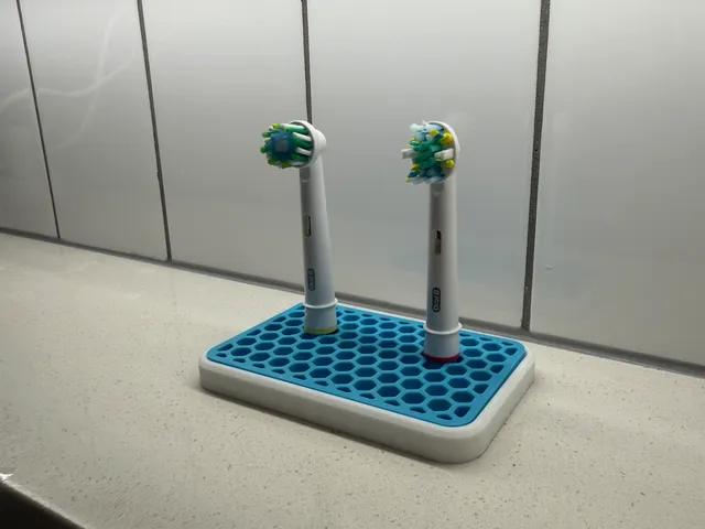 Oral-B electric toothbrush head dual holder