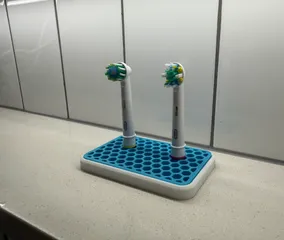 Oral-B electric toothbrush head dual holder