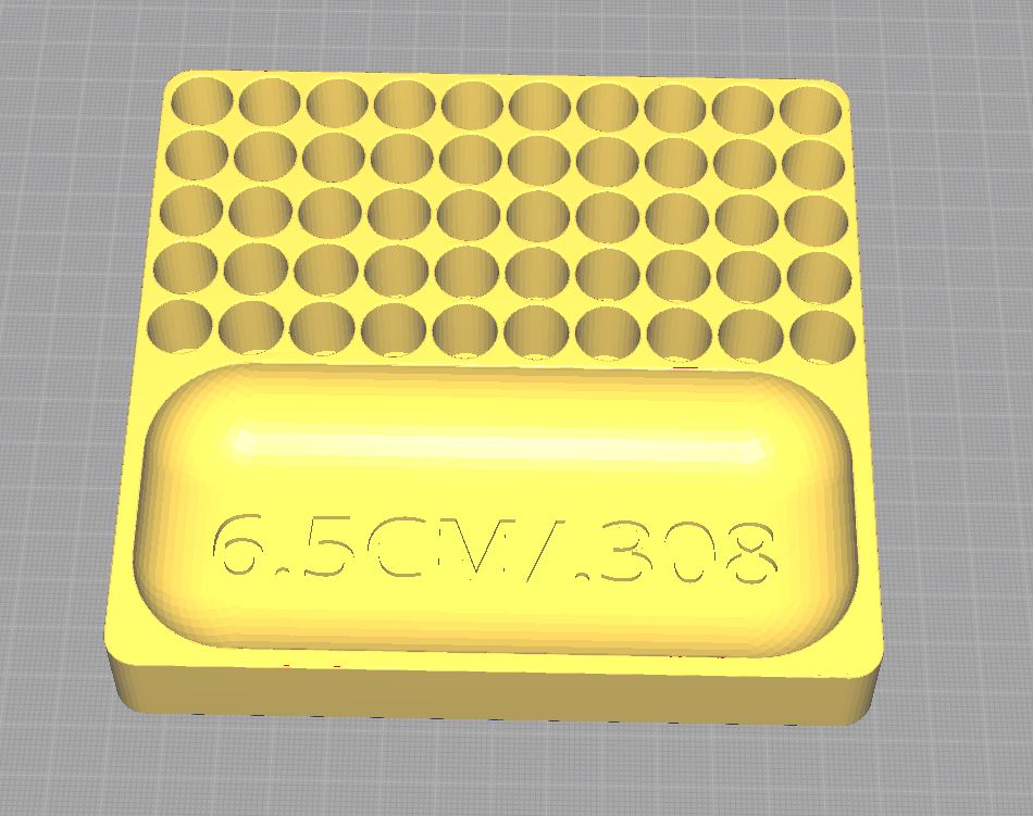 .308/6.5cm reloading block