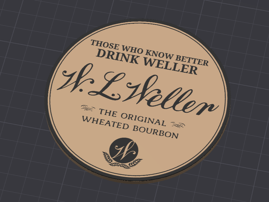 WL Weller Bourbon Coaster - Original Wheated