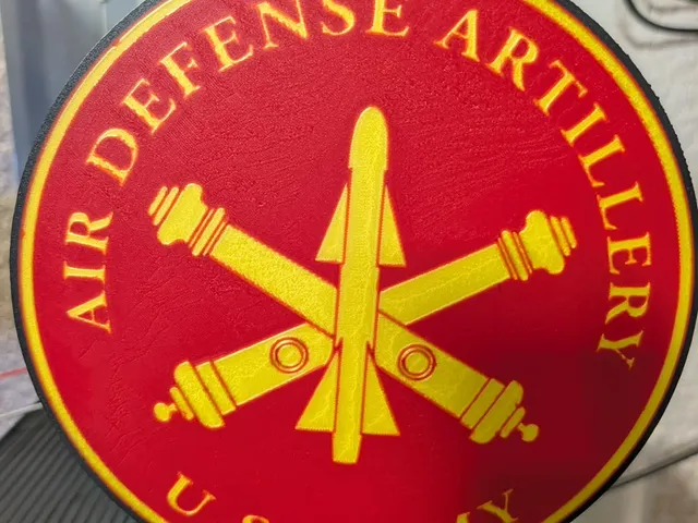 Army - Air Defense Artillery Branch Insignia Light BOX