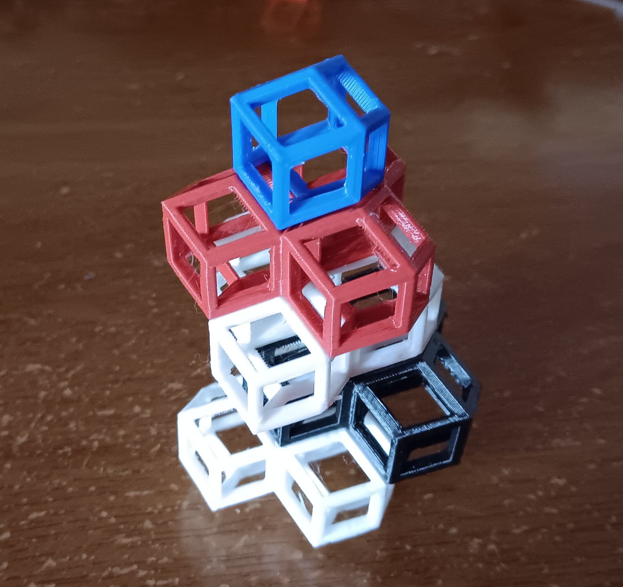 Stackable packings of rhombic dodecahedra