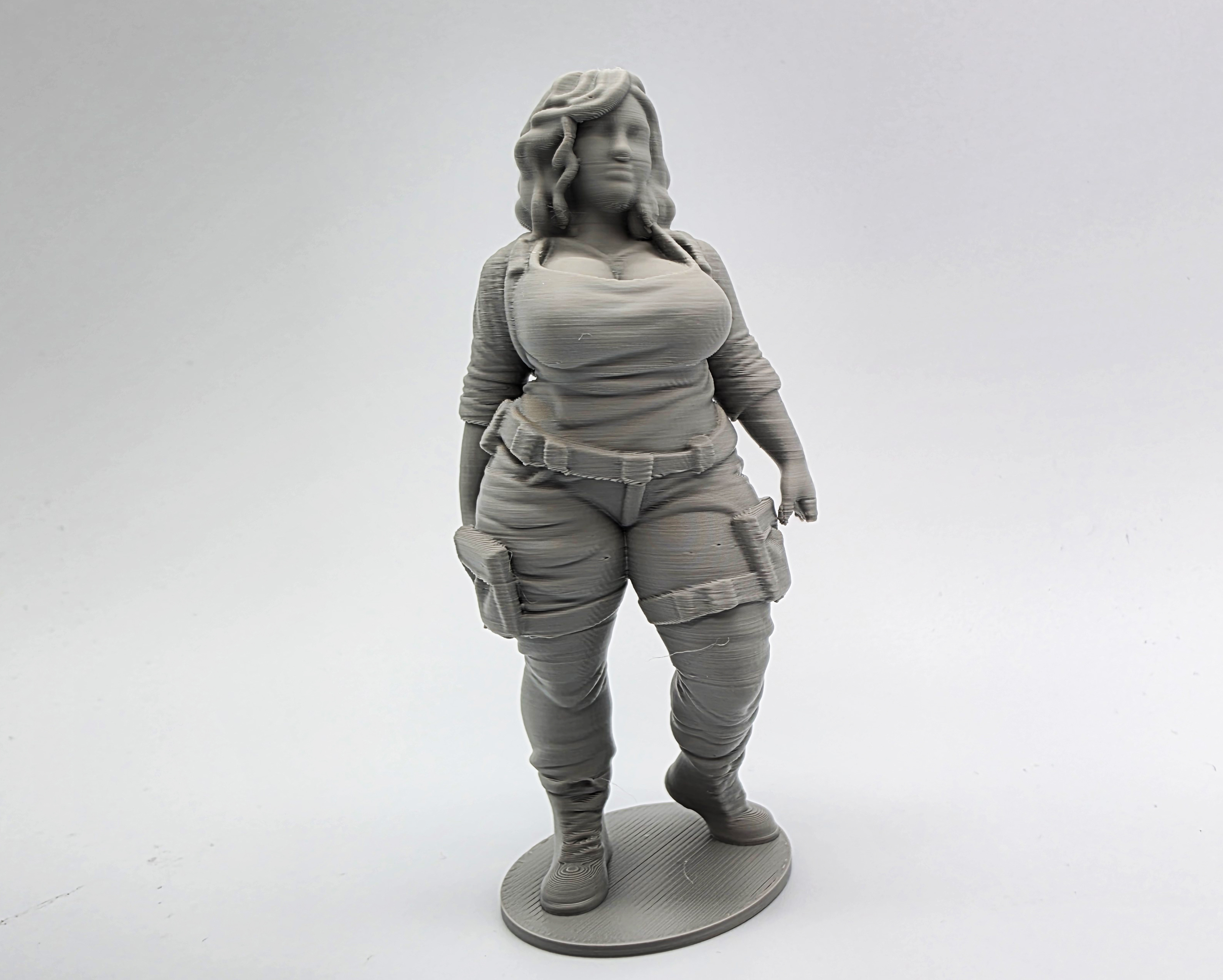 Curvy Female Adventurer Figurine