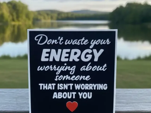 Don't waste your energy