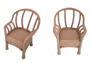 Rattan-Stuhl