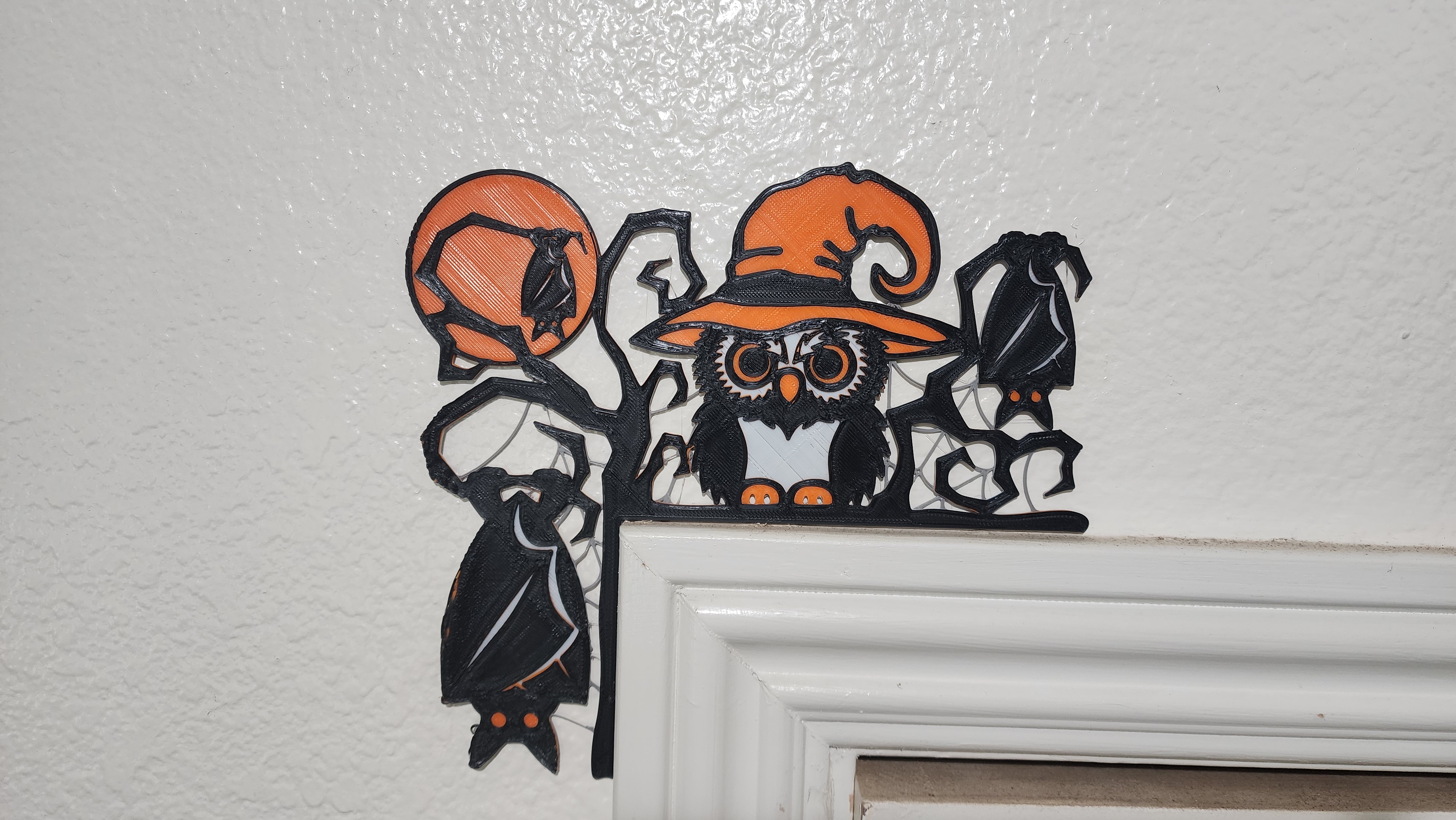 Halloween door topper decorations
