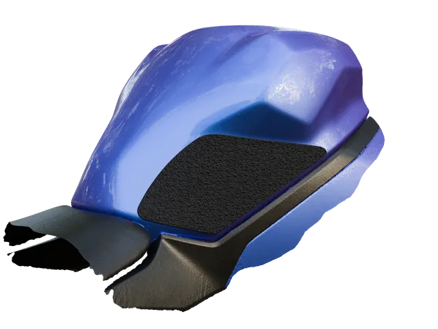 ZX4R Customizable Tank Grips and Fuel Tank 3D scan
