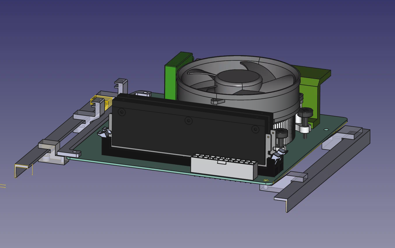 Miniatura 5 do modelo 3D Mac Classic Mini ITX