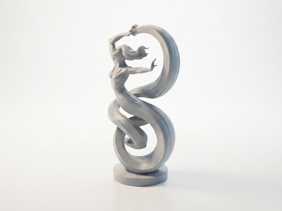 Elegant Lady Sculpture Female Figure 3D Printable