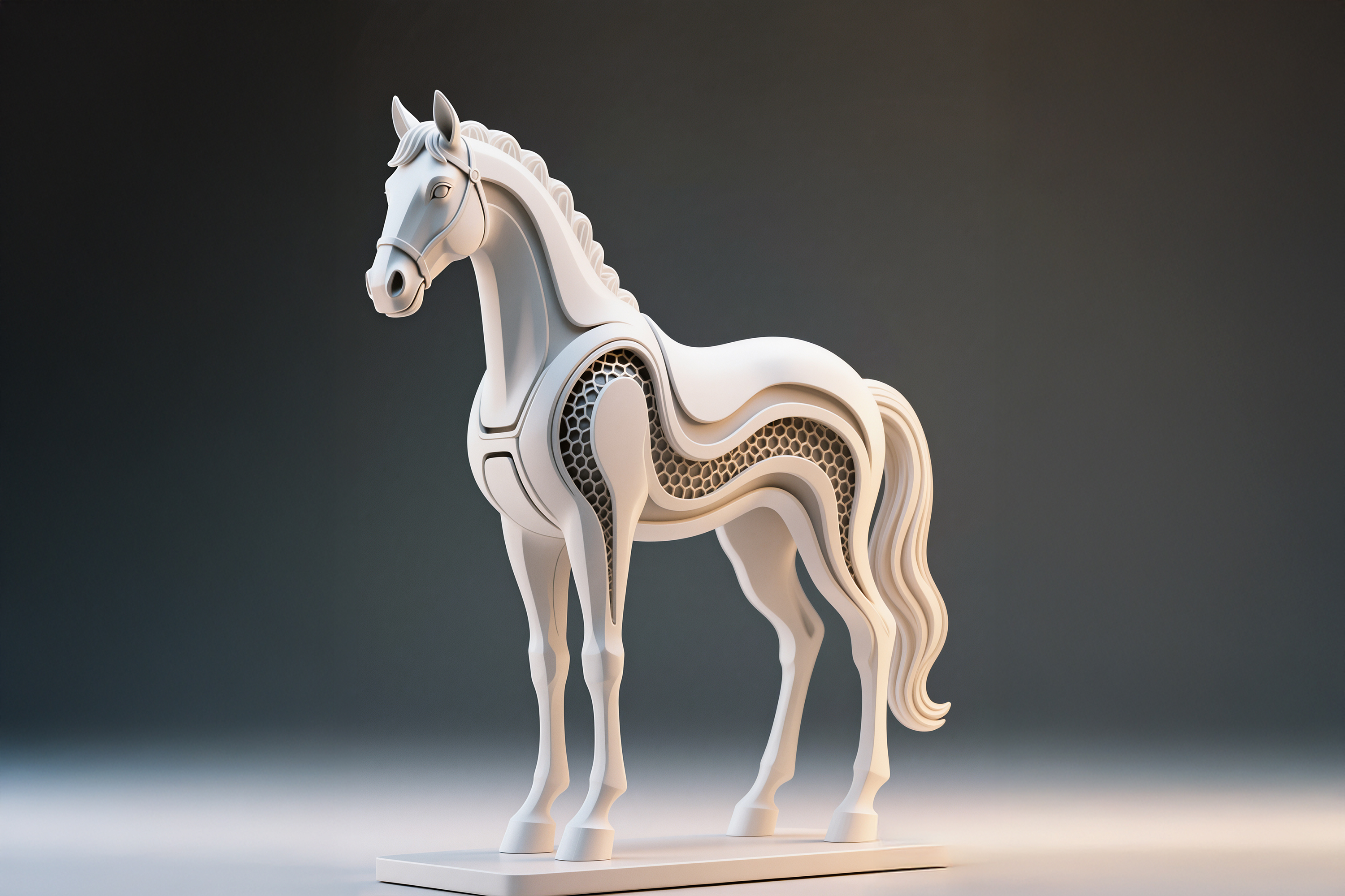 Horse, Hexa Sculpture