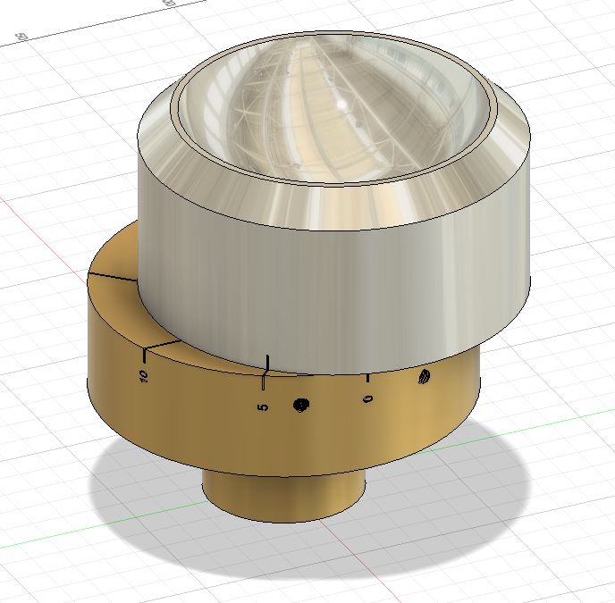 Wood Lathe - Eccentric Sphere Cup