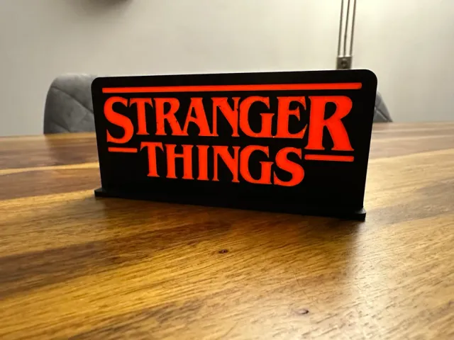 Stranger things - translucent logo