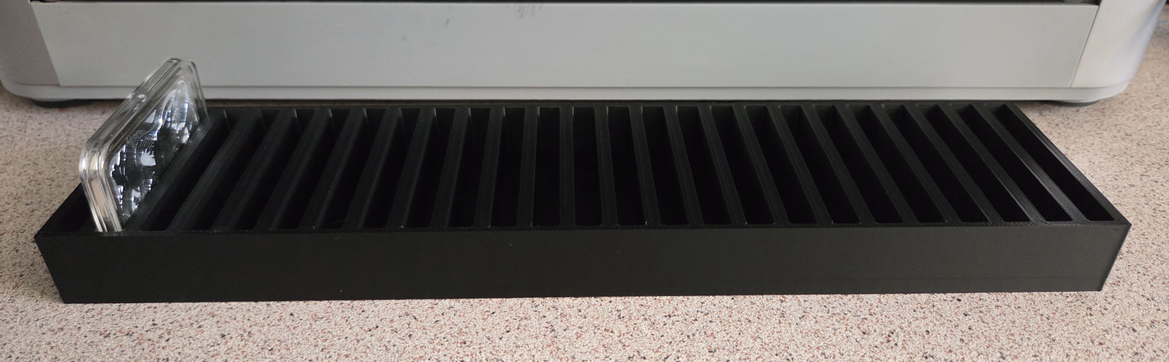25 slot 1oz Silver Coin Tray for Air-Tite Rectangular Coin Holders