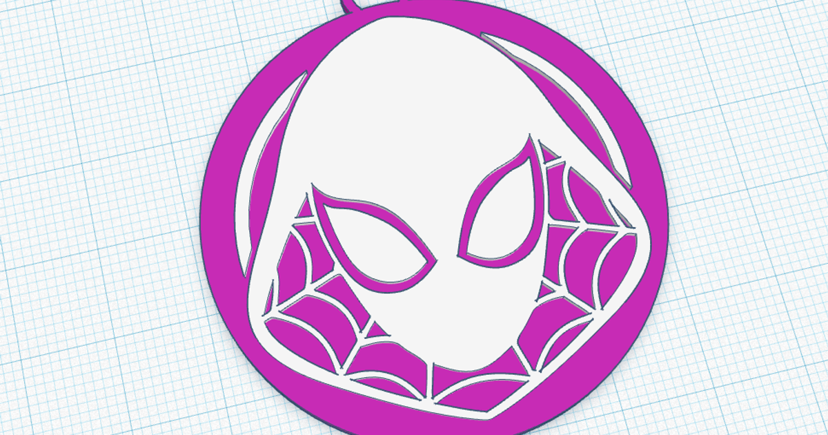 SpiderGwen keychain by dode513 | Download free STL model | Printables.com