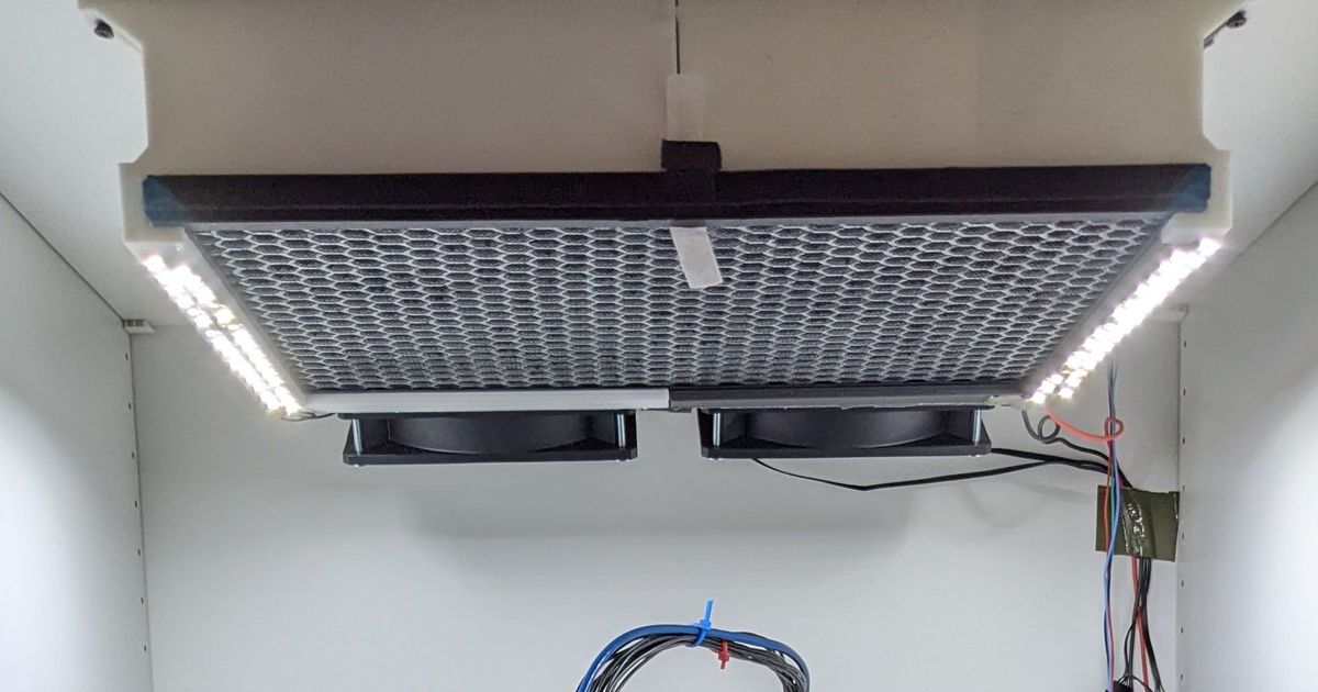 Enclosure Air Filter using Ikea Förnuftig by koalified Download free